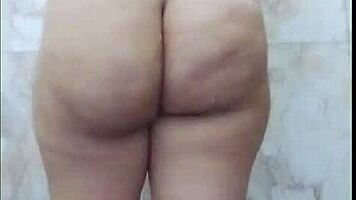 feeling so horny in the bathroom fingering myself