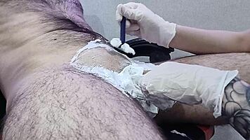nurse shaves patients groin and ends with happy ending