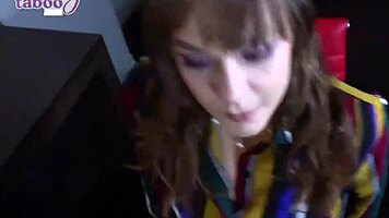 Rebecca lets Seth cum inside for job interview