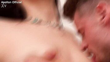 Evening at restaurant turns passionate with rough sex at home