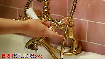 Dildo In The Woods At College Party