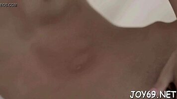 Solo cutie shoves fingers in vag in wet masturbation