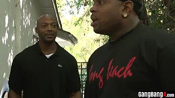 naive tiny 18+ titted blonde teen 18+ interracial gangbanged in double penetration