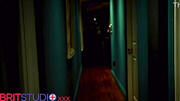 Dildo In The Woods At College Party