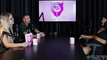 i compilados da val mineirinha no bora cast com bruna carlos watch on sheer red