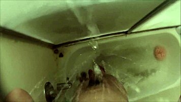 first video shower time with teen