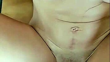 Karol Smith Squeezes New Tits While Husband Records!