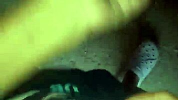 Quick blowjob in abandoned bathroom 😏