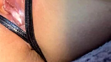 after cleaning, i played with my dildo, having fun with petite pussy and jerk off instructions.