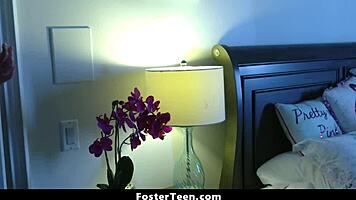 foster daughter ahs to obey her to her new family rules to remain at home - fosterteen 18+