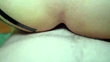 Real amateur couple have vaginal sex in doggy style and backside thick cock makes this whore moan like a crazy moaning teen 18+