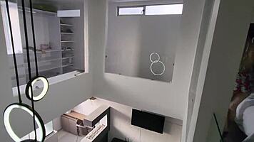 sexy model fucked by photographer after photo shoot on street