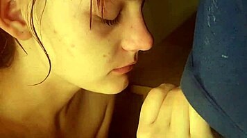 18 Year Old Stepdaughter Sucking Daddy Big Fucking Cock