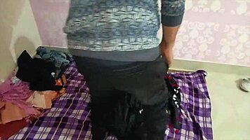 Indian beauty gives boyfriend one last FUCK before marriage with ASSFUCKING and gaping.