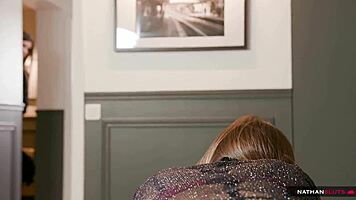 horny lawyer lina luxa takes her client yanick shafts big fat cock up her ass - 4k teaser