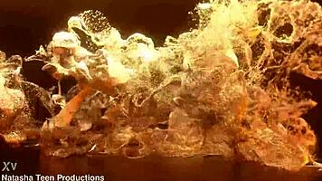 New teen anny houston takes first interracial anal creampie