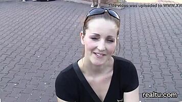 Glamorous Czech Kitten Tempted in Mall and Drilled in POV
