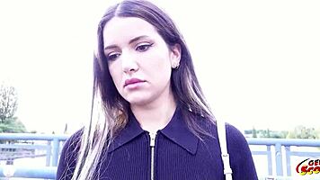 german scout first anal fuck at pickup casting for big butt teen crystal richi