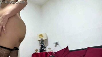 Big Booty Jasmine Walks Around Naked