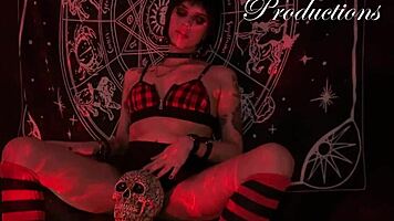 Gothic Girl Rituals Sex With Boyfriend In Doggystyle