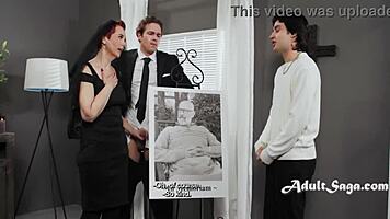 Gilf widow meets young organizer at husband's funeral