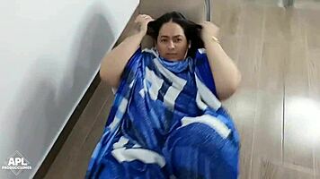 I tell the guy I need help under my blankets but he arrives with his cock ready for my mouth - part 1