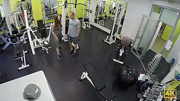 hunt4k naive fitness bunny chooses sex with rich men over training