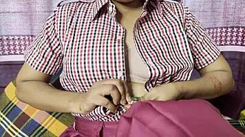 School Girls Fingering Her Pussy