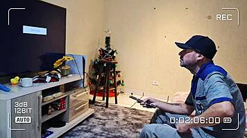 Housewife overwhelmed by naughty technician's hardcore fucking at home