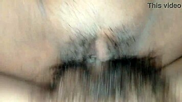 Friend fucks shaved pussy to squirting orgasm