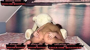 Oh, Fucking Her While Parents Are Not at Home! Petite Teen Creampie in Perfect Body!