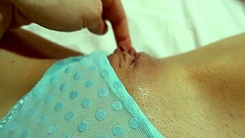 I Intensely Caress My Petite 18+ Pussy When I Get Back from Work