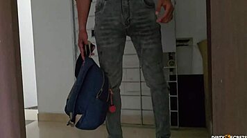 I See How My Employee Fucks My Maid I Masturbate And Then We Fuck In Threesome When I Surprise Them In The Room