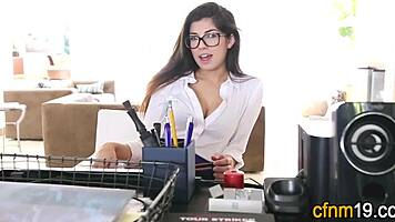 hey, watch this clothed latina get soaked in spunk? 😏