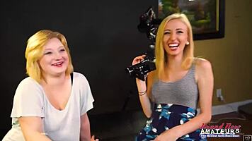 cuties suck cock and bang turns