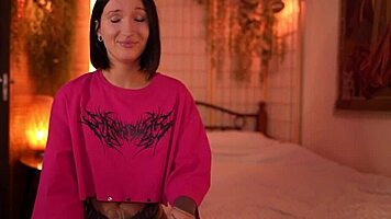 Step-Daughter Asked Her Step-Dad For Help To Heal Her Throat With A Cock