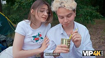 horny couples lick asses in the woods and fuck each other