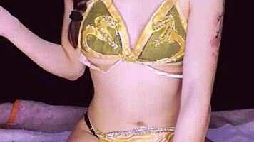 Bonneyuwu - Performing Dance In Star Wars Leia Outfit