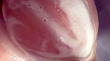 horny british slut's solo play in the shower leads to intense orgasm