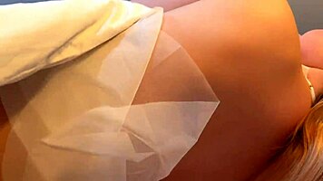 Cum on her face when she came over for the night