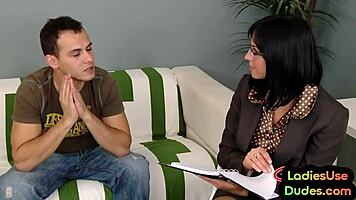 Femdom Strapon Teen 18+ PEGS Sissy in 3Some