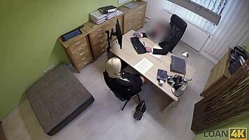 Loan4k sex casting happens in office by naughty agent.