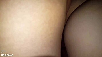 amateur creampie doggystyle fucking with hairy asian teen and big cock
