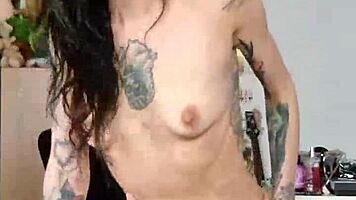 Tall Skinny Girl Rides Cock to Orgasm