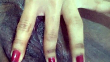 Sexy housewife fingers her wet pussy to orgasm