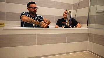 livie chats from the bath in frankie jax interview
