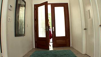 Pepper and sara hot lesbian toy fuck