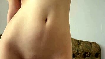 Pussy rubbing leads to intense orgasm moaning