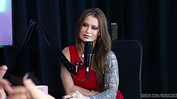 Tati Weg compilation in sheer red lingerie casting