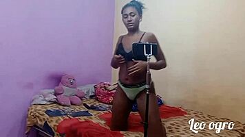 Video Chamada Com Linda Jovem Negra Myllena Rios